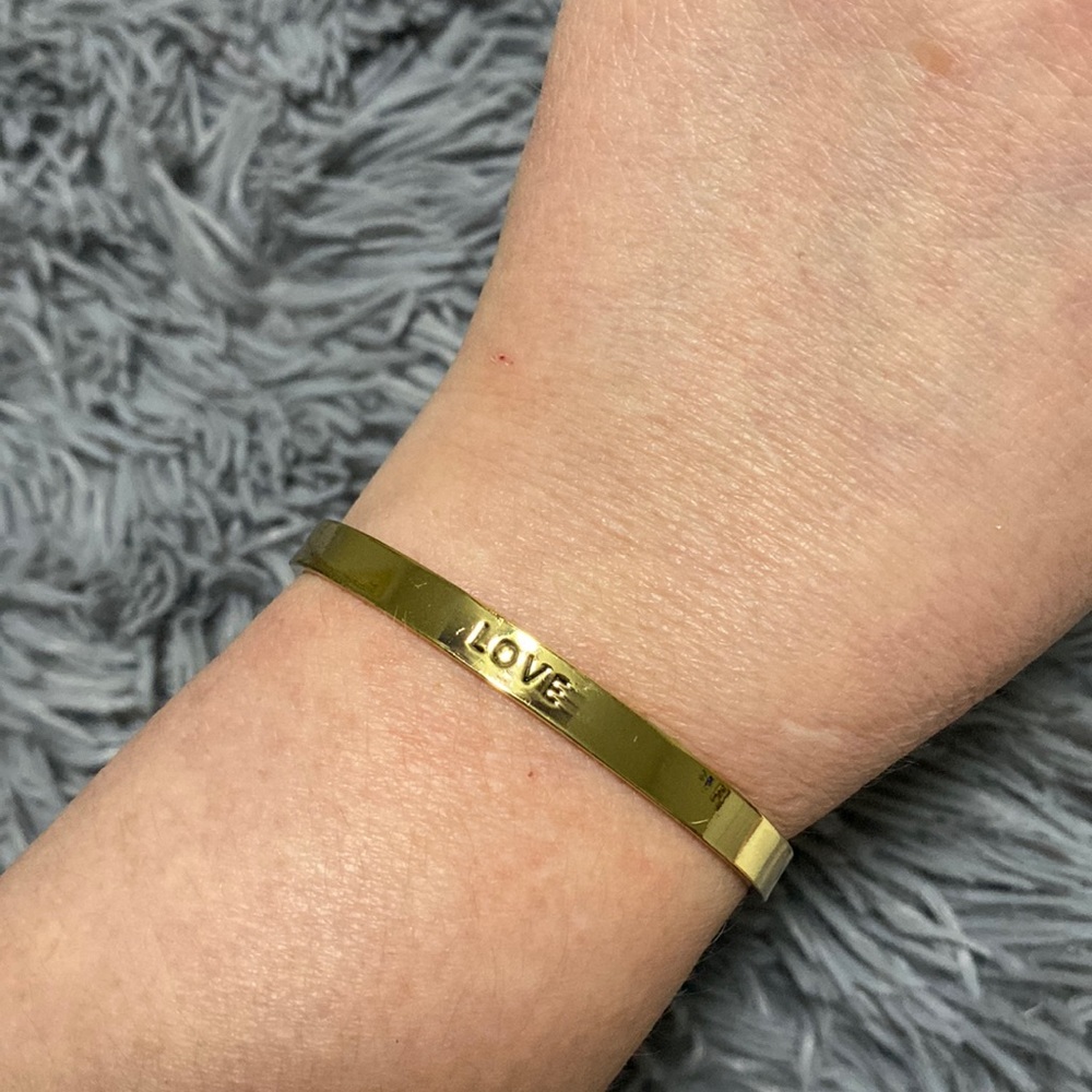 Golden Love bangle